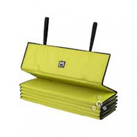 زیرانداز کیسه خواب کوهنوردی آکاردئونی متال Motal رنگ زرد