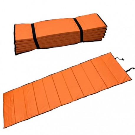 زیرانداز کیسه خواب آکاردئونی متال Motal رنگ نارنجی