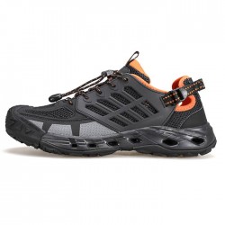 کفش مردانه هامتو مدل 650667A-1 رنگ مشکی/نارنجی