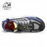 کفش پیاده روی مردانه هومتو مدل humtto 650667A-3 رنگ مشکی/آبی