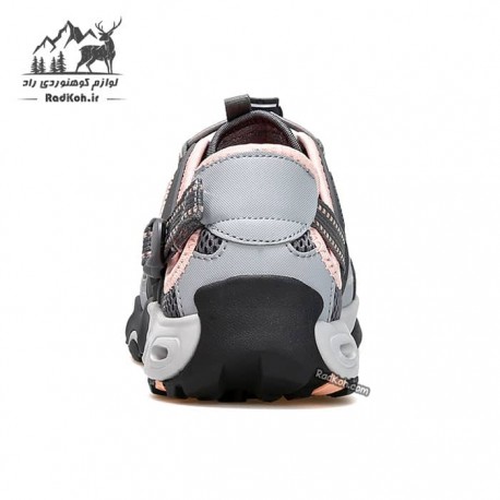 کفش صندل هامتو مدل 630261B-1 رنگ خاکستری/صورتی روشن