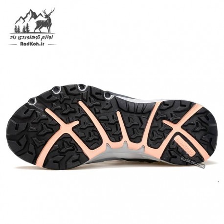 کفش زنانه صندل هامتو مدل 630261B-1 رنگ خاکستری/صورتی روشن