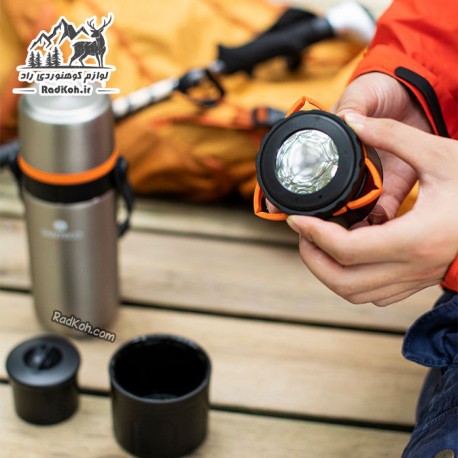 فلاسک و قهوه ساز سانتکو مدل Kafe رنگ نقره ای