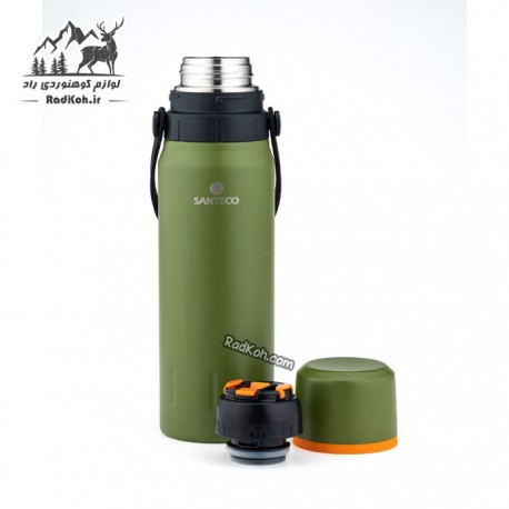 فلاسک دوجداره سانتکو رنگ سبز	