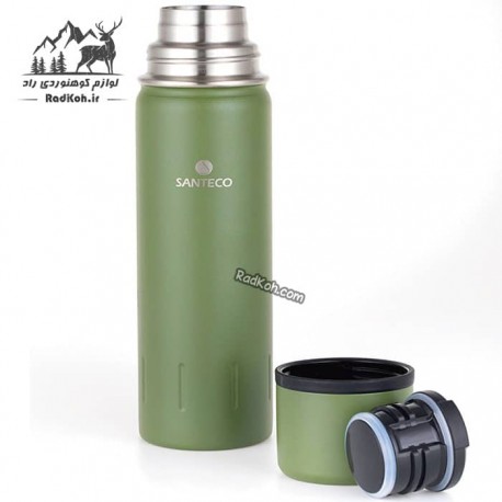 فلاسک سانتکو 0.5 لیتر مدل Kolima رنگ سبز زیتونی