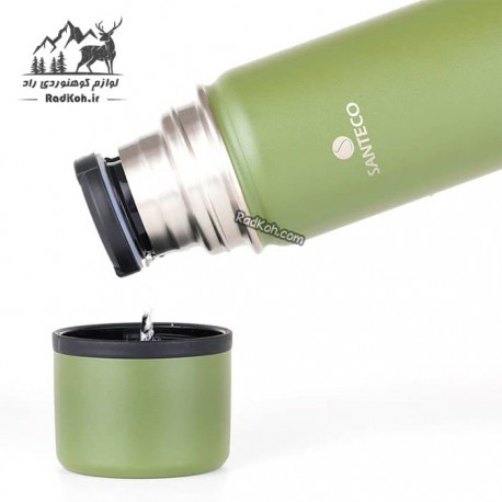 فلاسک سانتکو مدل Kolima رنگ سبز زیتونی