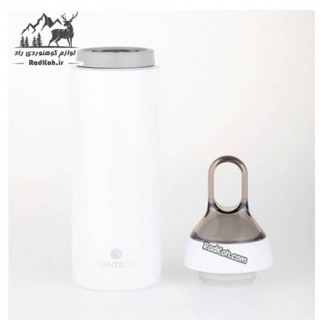 قمقمه 0.5 لیتر سانتکو مدل Yoga رنگ سفید