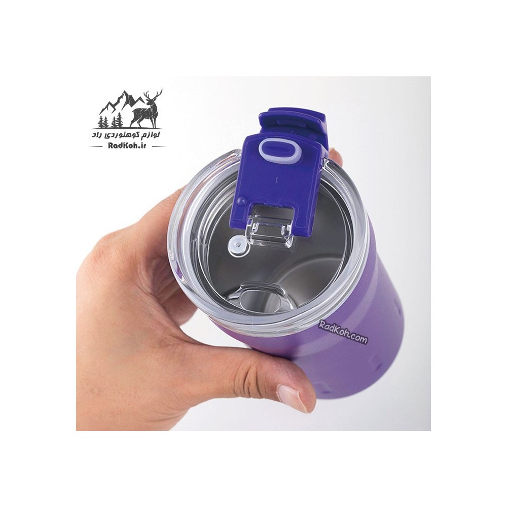 ماگ سفری سانتکو حجم 350 میلی لیتر رنگ بنفش