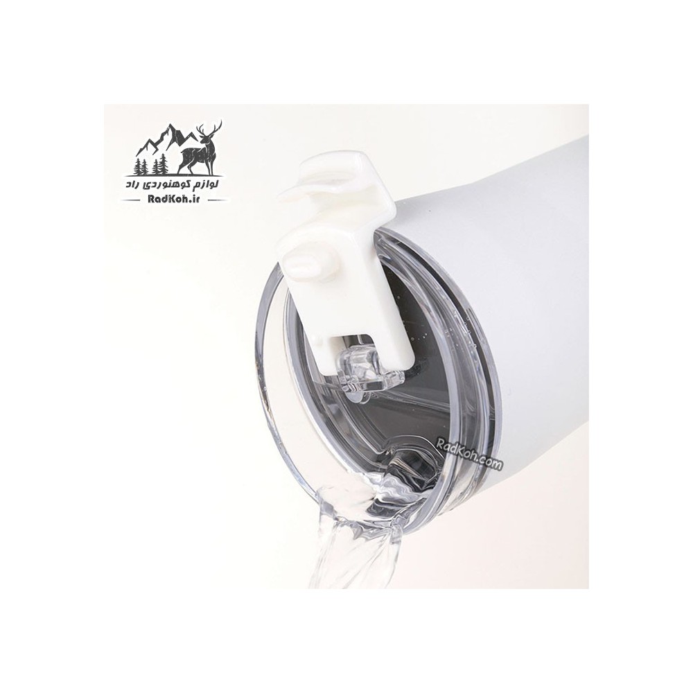 ماگ سفری سانتکو حجم 350 میلی لیتر رنگ سفید