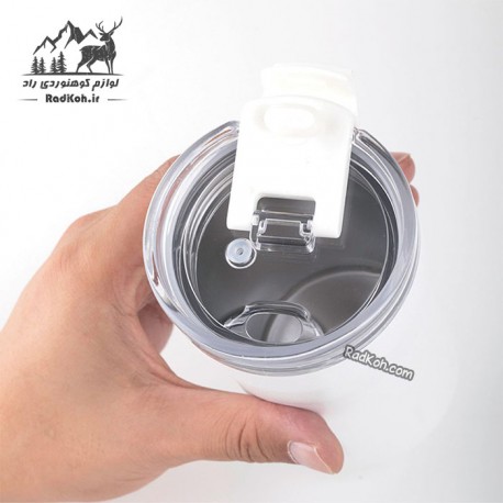 ماگ سفری 350 میلی لیتر رنگ سفید