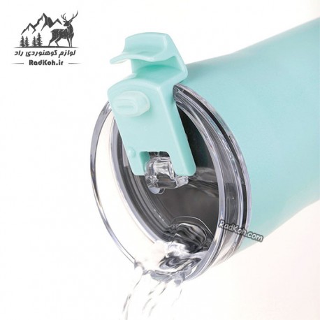 ماگ سفری سانتکو مدل Kariba رنگ آبی فیروزه ای