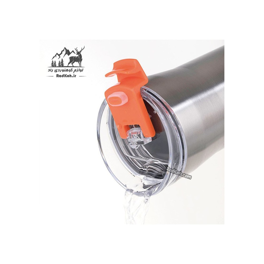 ماگ سفری سانتکو  350 میلی لیتر رنگ نقره ای