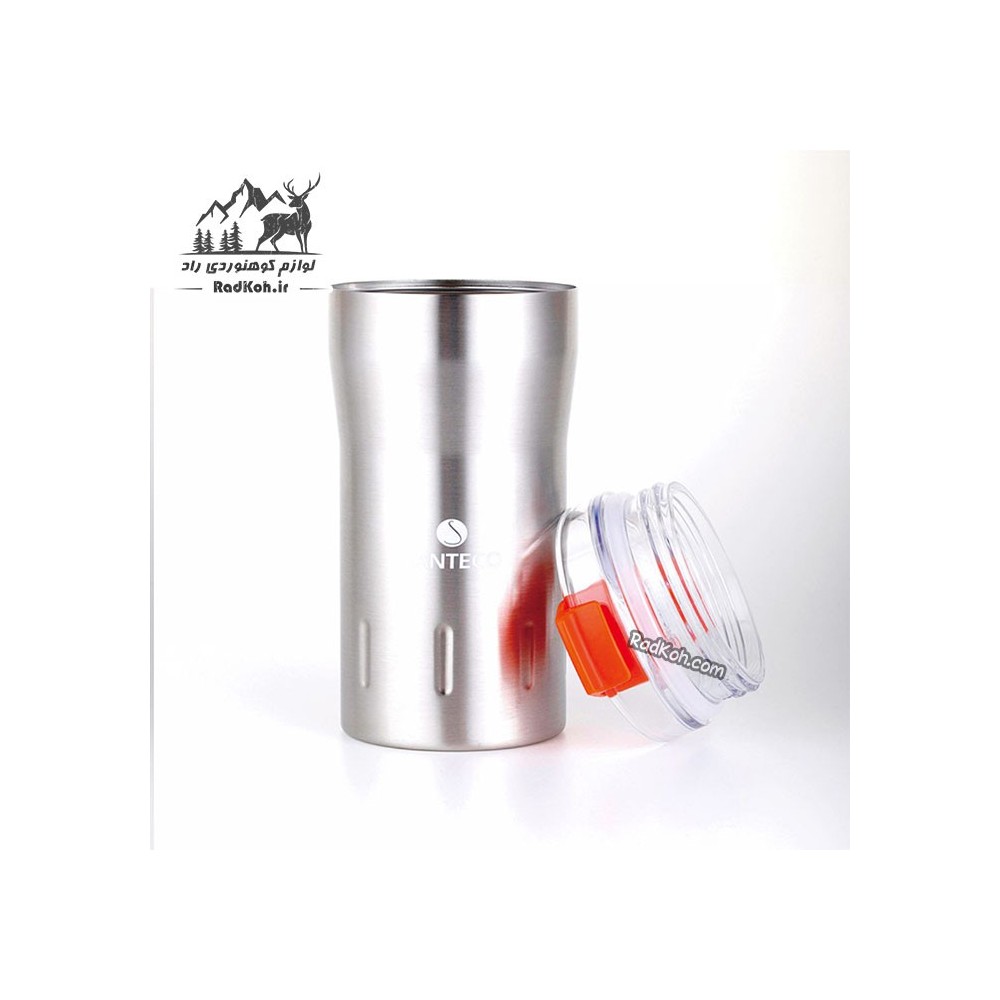 ماگ سفری سانتکو مدل Kariba رنگ نقره ای