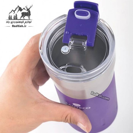 ماگ سفری سانتکو حجم 500 میلی لیتری رنگ بنفش