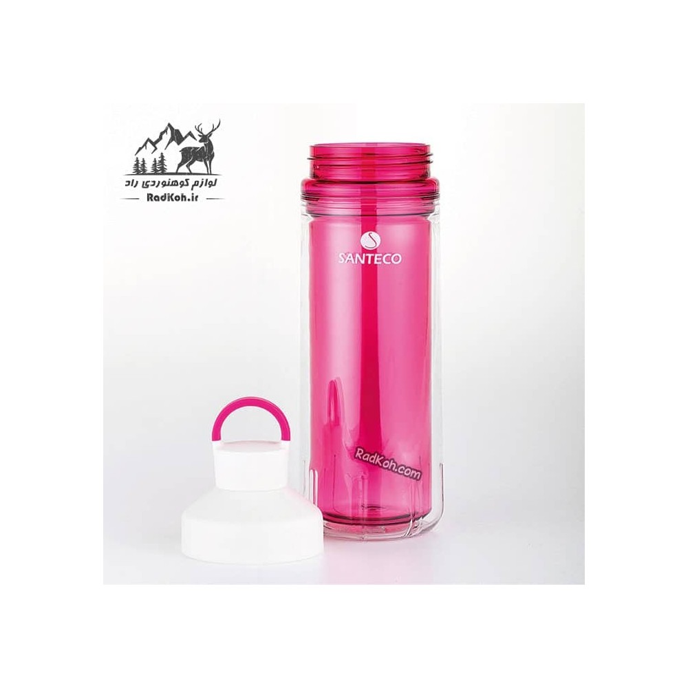 قمقمه 590 میلی لیتر سانتکو مدل OCEAN رنگ سرخابی