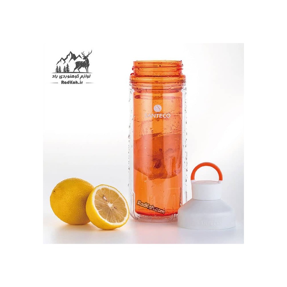 قمقمه ورزشی 590 میلی لیتر رنگ نارنجی