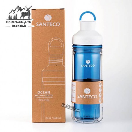 قمقمه ورزشی سانتکو مدل OCEAN رنگ آبی