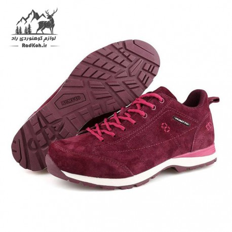 کفش مخصوص پیاده روی زنانه هومتو مدل humtto 732615-1 رنگ زرشکی