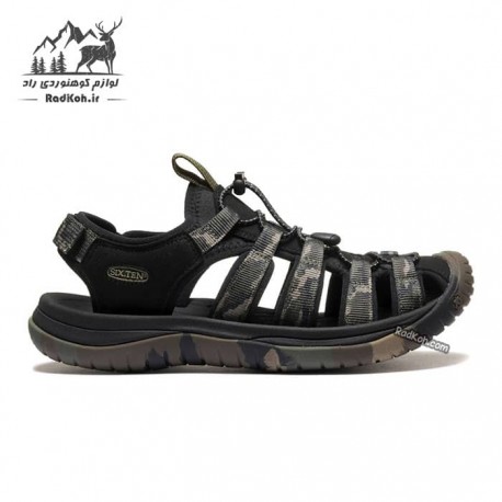 صندل طبیعت گردی مردانه سیکس تن مدل Alborz کد CA-723 رنگ سبز