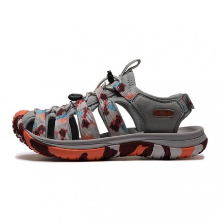 صندل زنانه سیکس تن مدل Dena رنگ طوسی