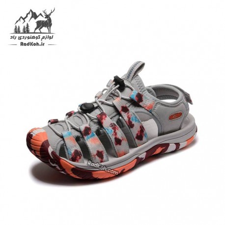 صندل زنانه سیکس تن مدل Dena رنگ طوسی