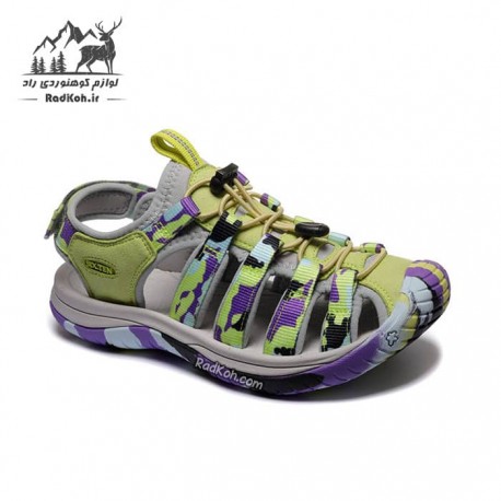 صندل زنانه سیکس تن مدل Dena رنگ سبز روشن