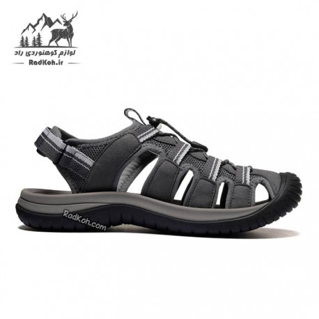 صندل سیکس تن مدل Sahand رنگ طوسی