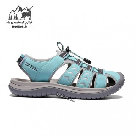 صندل زنانه سیکس تن مدل Sabalan رنگ آبی