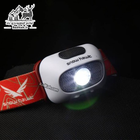 هدلامپ اسنوهاک مدل L60L رنگ سفید/قرمز