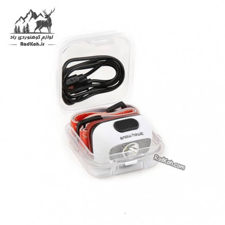 هدلامپ اسنوهاک مدل L60L رنگ سفید/قرمز