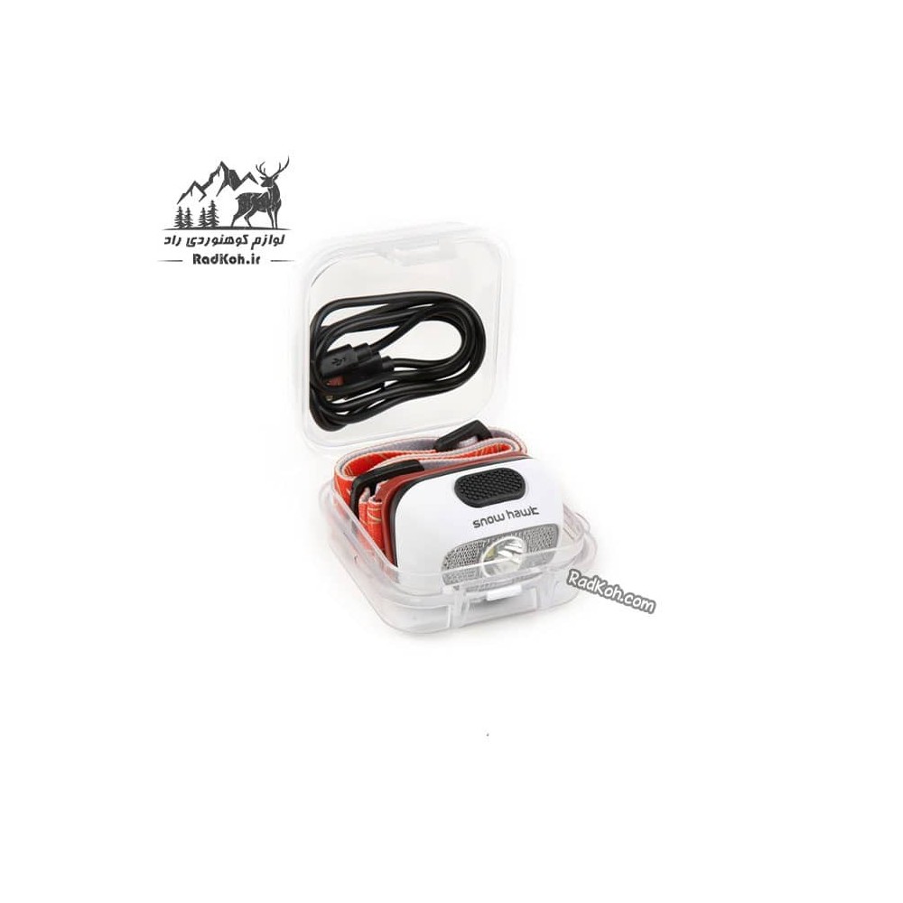 هدلامپ اسنوهاک مدل L60L رنگ سفید/قرمز