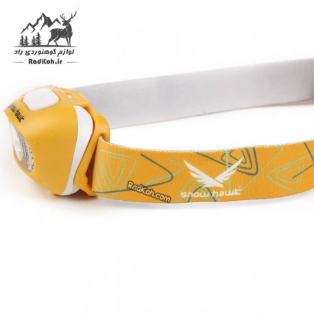 هدلامپ مدل L60H اسنوهاک رنگ زرد