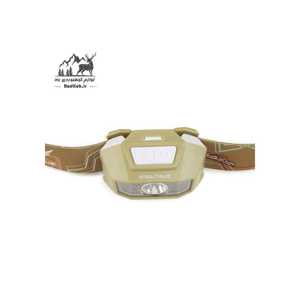 هدلامپ اسنوهاک مدل L40F رنگ خاکی