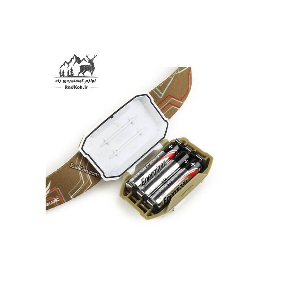 هدلامپ چراغ پیشانی اسنوهاک مدل L40F رنگ خاکی