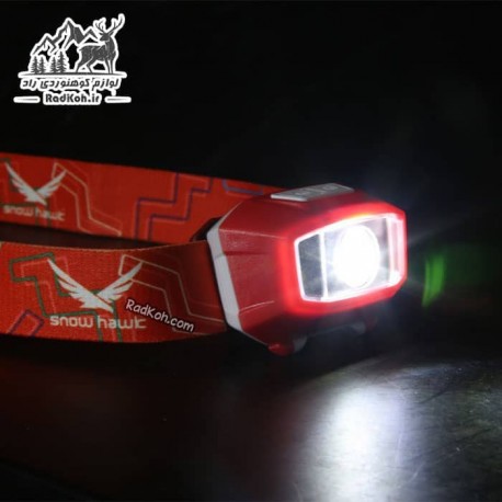 هدلامپ اسنوهاک مدل L40F رنگ قرمز