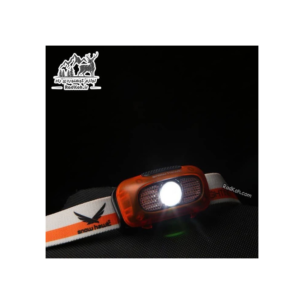 هدلامپ اسنوهاک مدل L20 رنگ نارنجی