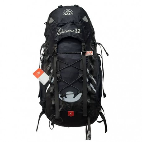 خرید کوله پشتی کوهنوردی 32+ لیتری قایا مدل ایلمان رنگ مشکی