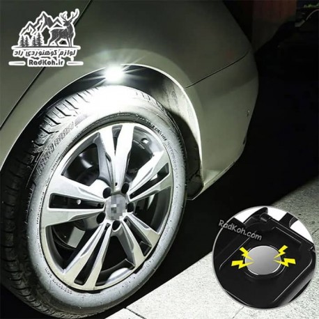 چراغ قوه شارژی کارابین دار مدل KEYCHAIN LIGHT رنگ مشکی