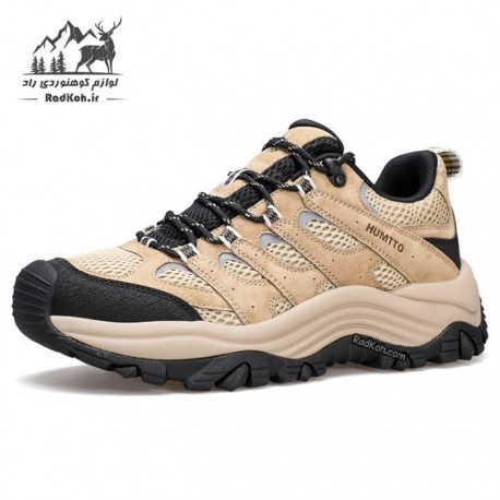 کتانی پیاده روی مردانه هامتو مدل 150846A-1 رنگ خاکی