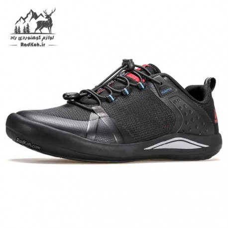 کفش تابستانی مردانه هامتو مدل 1-350340A رنگ مشکی/قرمز