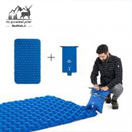 زیرانداز کیسه خواب بادی نیچرهایک مدل NH19Z055-P رنگ آبی