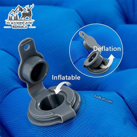 زیرانداز کیسه خواب نیچرهایک بادی مدل NH19Z055-P رنگ آبی