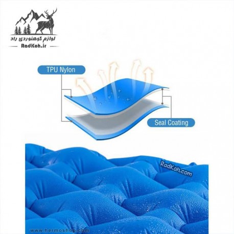 زیرانداز کیسه خواب بادی نیچرهایک مدل NH19Z055-P رنگ آبی