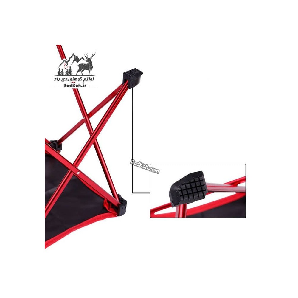 صندلی تاشو چانوداگ Chanodug رنگ قرمز