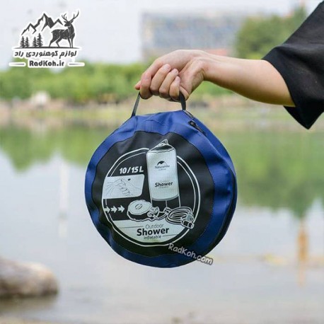 دوش سفری نیچرهایک مدل PW1027 کد NH17L101-D رنگ سرمه ای