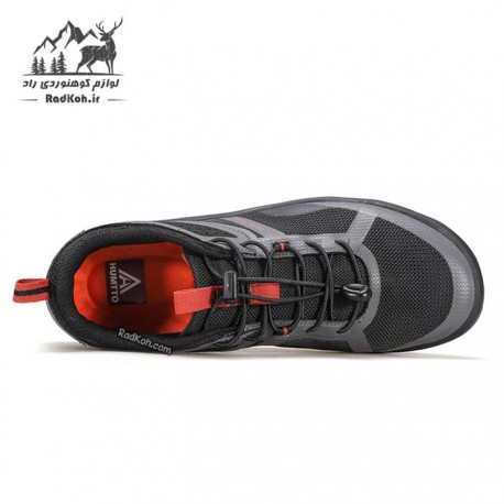کفش پیاده روی مردانه هومتو مدل humtto 350124A-4 رنگ مشکی/خاکستری تیره