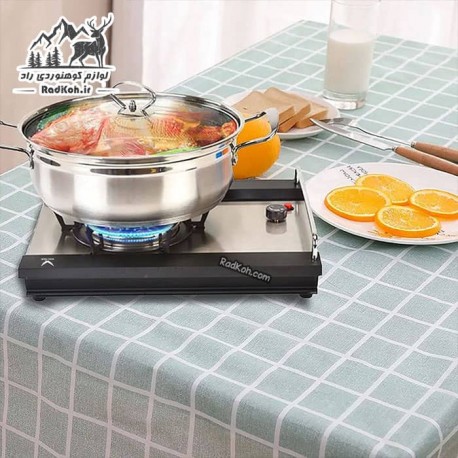 اجاق گاز پرتابل تک شعله مدل SN-B21 رنگ مشکی