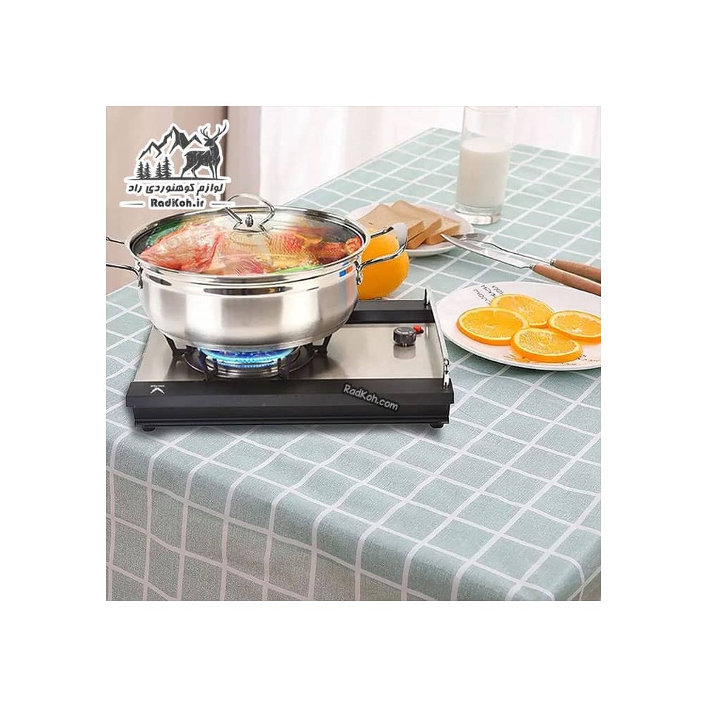 اجاق گاز پرتابل تک شعله مدل SN-B21 رنگ مشکی