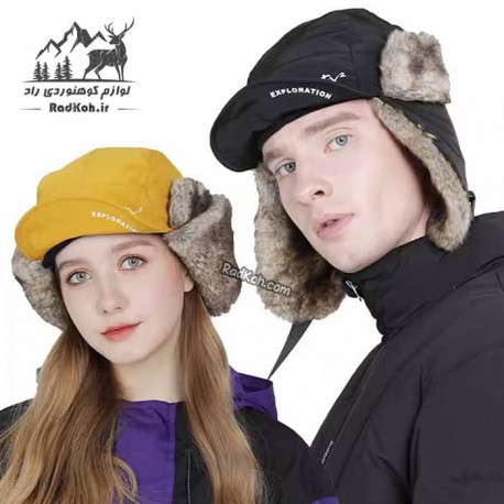 کلاه ای ایکس 2 مدل 368059 رنگ مشکی، زرد