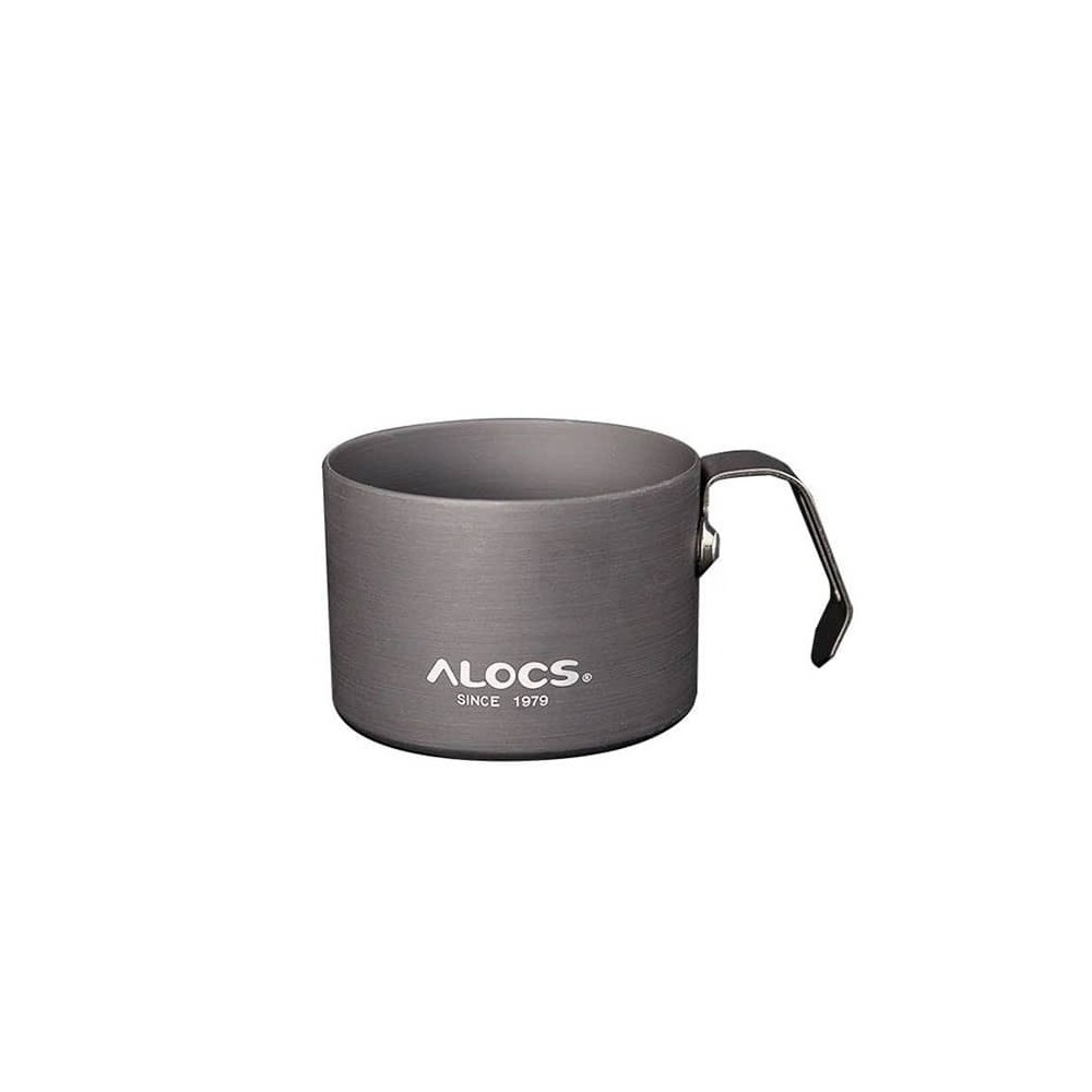 لیوان آلومینیومی Alocs مدل TW-426 رنگ خاکستری تیره